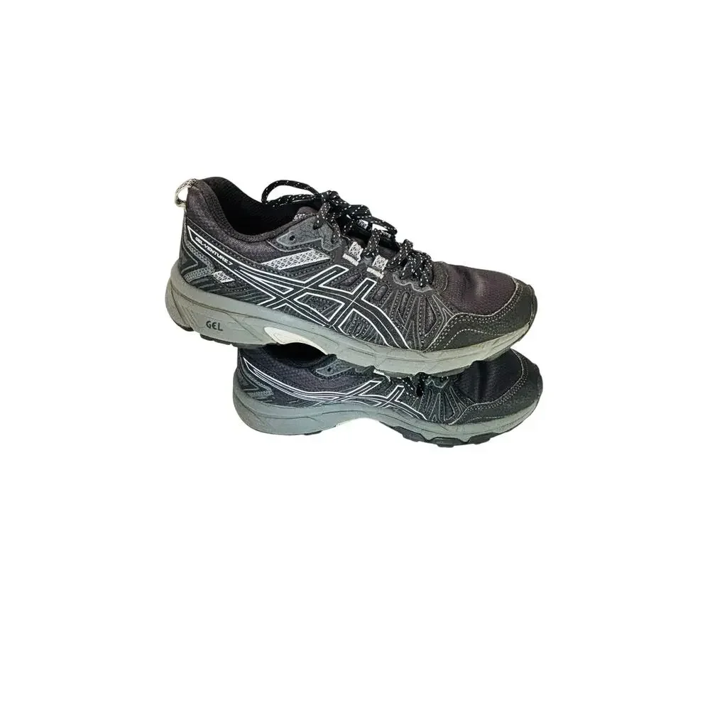 Asics Gel Venture 7 womens sz 8 running hiking shoes dark grey